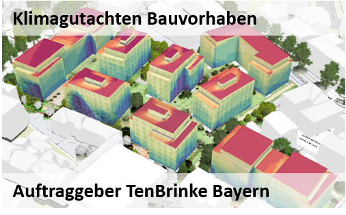 Klimagutachten Bauvorhaben Bismarckstraße Würzburg im Auftrag von TenBrinke Byern 2020